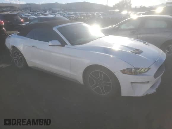 2018 Ford Mustang EcoBoost Premium with VIN 1FATP8UH9J5111390, listed as a Copart auction lot 85526625 with 107,419 mi miles and Salvage title. Bid and sale history available at DreamBid. Image 4.
