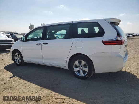 2016 Toyota Sienna L z VIN 5TDZK3DC0GS729002, wystawiony jako Copart lot #83765925 z przebiegiem 57 525 mil mil oraz Czysty tytuł • Clean title. Historia ofert i sprzedaży dostępna na DreamBid. Obrazek 2.
