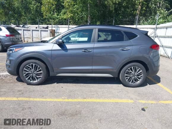 2021 Hyundai Tucson SEL with VIN KM8J33AL5MU312394, listed as a IAAI auction lot 43072281 with 46,296 mi miles and . Bid and sale history available at DreamBid. Image 14.