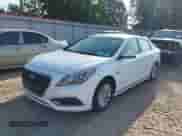 2017 Hyundai Sonata SE with VIN KMHE24L19HA044317, listed as a IAAI auction lot 42545312 with 54,383 mi miles and . Bid and sale history available at DreamBid. Image 6.