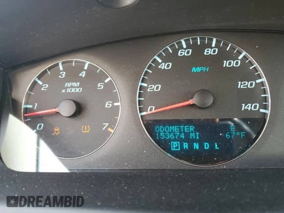 2012 Chevrolet Impala LTZ with VIN 2G1WC5E30C1221083, listed as a Copart auction lot 81643965 with 153,674 mi miles and Salvage title. Bid and sale history available at DreamBid. Image 9.