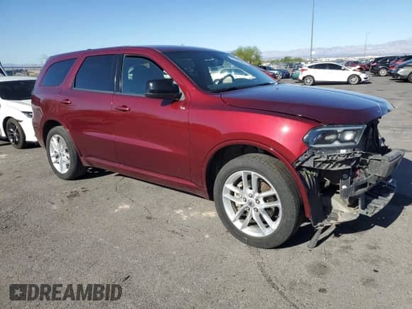 2023 Dodge Durango GT z VIN 1C4RDJDG9PC678117, wystawiony jako Copart lot #56834235 z przebiegiem 47 315 mil mil oraz Czysty tytuł • Clean title. Historia ofert i sprzedaży dostępna na DreamBid. Obrazek 4.