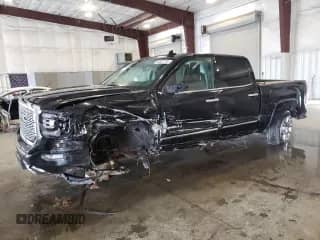 2018 GMC Sierra 1500 Denali with VIN 3GTU2PEC3JG253351, listed as a Copart auction lot 64821715 with 102,431 mi miles and Salvage title. Bid and sale history available at DreamBid. Image 1.