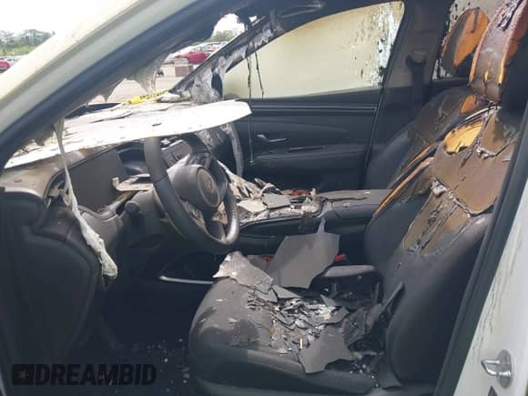 2022 Hyundai Tucson SEL Convenience with VIN KM8JFCA10NU040490, listed as a IAAI auction lot 43153756 with 18,274 mi miles and . Bid and sale history available at DreamBid. Image 5.