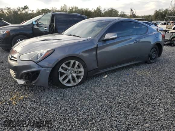 2015 Hyundai Genesis Coupe Ultimate with VIN KMHHU6KJ9FU122420, listed as a Copart auction lot 42987295 with 116,882 mi miles and Salvage title. Bid and sale history available at DreamBid. Image 1.