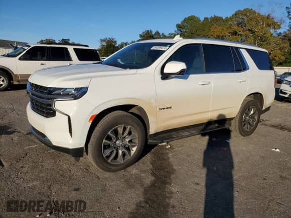 2024 Chevrolet Tahoe LT с VIN 1GNSCNKT9RR218877, выставлен на аукционе Copart как лот 84299474 с пробегом 14 117 миль миль и Списание • Salvage title. История ставок и продаж доступна на DreamBid. Изображение 1.