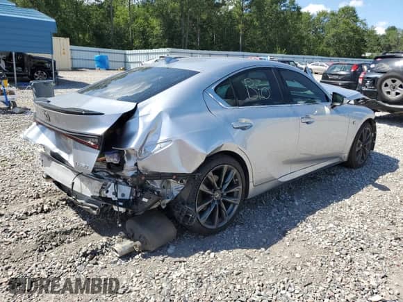 2024 Lexus IS 350 F Sport z VIN JTHGZ1B28R5073186, wystawiony jako Copart lot #64879725 z przebiegiem 43 845 mil mil oraz Szkoda całkowita • Salvage title. Historia ofert i sprzedaży dostępna na DreamBid. Obrazek 3.
