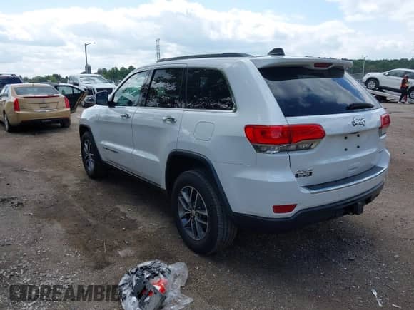 2017 Jeep Grand Cherokee Limited с VIN 1C4RJFBG5HC605496, выставлен на аукционе IAAI как лот 43132239 с пробегом 97 711 миль миль и . История ставок и продаж доступна на DreamBid. Изображение 3.