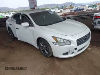 2014 Nissan Maxima S with VIN 1N4AA5AP4EC474684, listed as a IAAI auction lot 42738825 with 129,531 mi miles and . Bid and sale history available at DreamBid. Image 1.