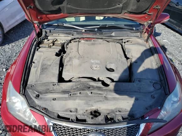 2011 Lexus IS 250 with VIN JTHCF5C2XB5052259, listed as a Copart auction lot 70728945 with 210,453 mi miles and Salvage title. Bid and sale history available at DreamBid. Image 11.