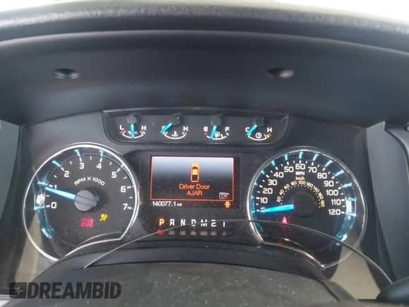 2013 Ford F-150 Lariat with VIN 1FTFW1ET5DKE88227, listed as a IAAI auction lot 43330750 with 140,077 mi miles and . Bid and sale history available at DreamBid. Image 7.