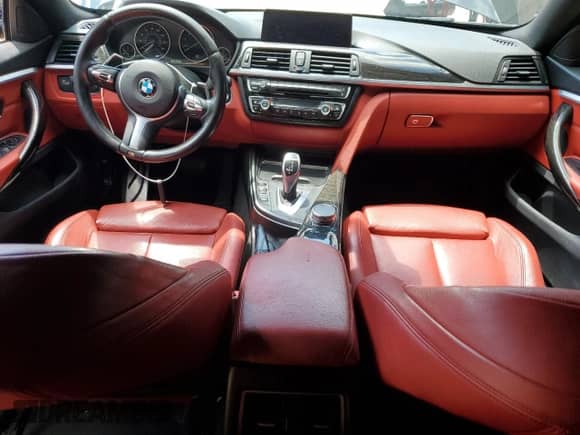 2017 BMW 4 Series 430i with VIN WBA4F7C37HG787639, listed as a Copart auction lot 66569195 with 93,041 mi miles and Salvage title. Bid and sale history available at DreamBid. Image 8.