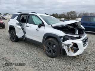 2025 Chevrolet Equinox FWD LT с VIN 3GNAXHEG6SL124548, выставлен на аукционе Copart как лот 85956284 с пробегом 1 808 миль миль и Списание • Salvage title. История ставок и продаж доступна на DreamBid. Изображение 4.