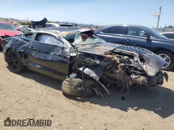 2020 Ford Mustang Shelby GT500 with VIN 1FA6P8SJ1L5502183, listed as a Copart auction lot 59231205 with 33,288 mi miles and Salvage title. Bid and sale history available at DreamBid. Image 4.