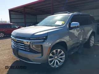 2025 Chevrolet Tahoe Premier с VIN 1GNS6SRD2SR119456, выставлен на аукционе IAAI как лот 43210627 с пробегом 9 303 миль миль и . История ставок и продаж доступна на DreamBid. Изображение 2.