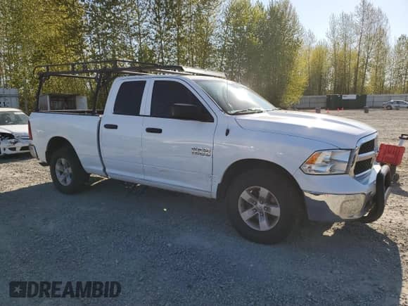 2014 Ram 1500 Tradesman with VIN 1C6RR7FG7ES304620, listed as a Copart auction lot 53368245 with 215,716 mi miles and Salvage title. Bid and sale history available at DreamBid. Image 4.