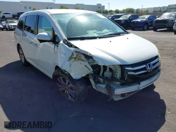 2014 Honda Odyssey EX с VIN 5FNRL5H48EB074424, выставлен на аукционе IAAI как лот 43355069 с пробегом 112 855 миль миль и . История ставок и продаж доступна на DreamBid. Изображение 6.