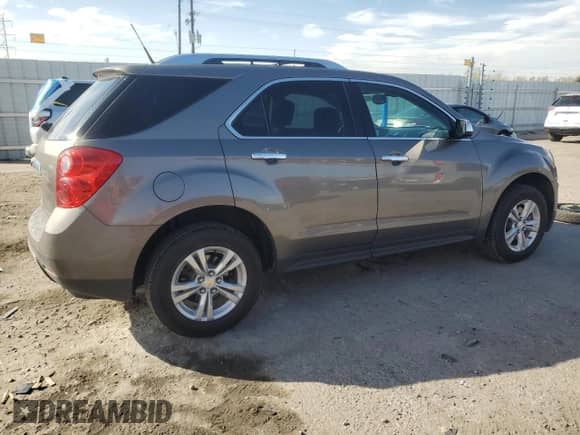 2011 Chevrolet Equinox LTZ with VIN 2CNALFEC8B6344117, listed as a Copart auction lot 53255335 with 106,984 mi miles and Salvage title. Bid and sale history available at DreamBid. Image 3.
