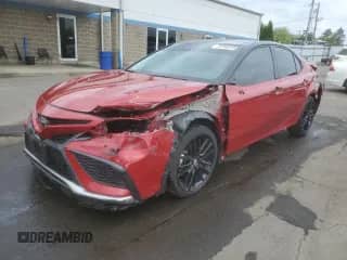 2024 Toyota Camry TRD with VIN 4T1KZ1AK3RU101281, listed as a Copart auction lot 70306555 with 92,446 mi miles and Salvage title. Bid and sale history available at DreamBid. Image 1.