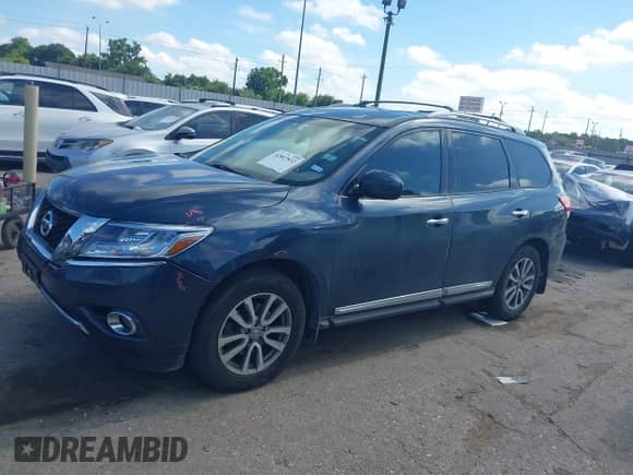 2014 Nissan Pathfinder Platinum z VIN 5N1AR2MM8EC691105, wystawiony jako IAAI lot #42807832 z przebiegiem 187 540 mil mil oraz . Historia ofert i sprzedaży dostępna na DreamBid. Obrazek 2.