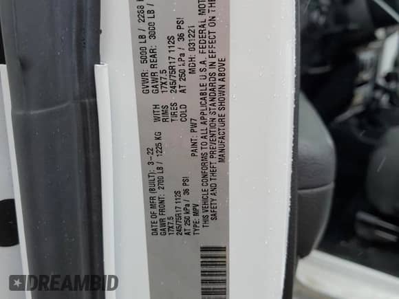 2022 Jeep Wrangler Willys с VIN 1C4GJXAG9NW201819, выставлен на аукционе Copart как лот 72206494 с пробегом 29 014 миль миль и Чистый • Clean title. История ставок и продаж доступна на DreamBid. Изображение 12.