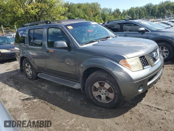 2006 Nissan Pathfinder LE с VIN 5N1AR18W46C685096, выставлен на аукционе Copart как лот 81495555 с пробегом Не указан миль и Списание • Salvage title. История ставок и продаж доступна на DreamBid. Изображение 4.