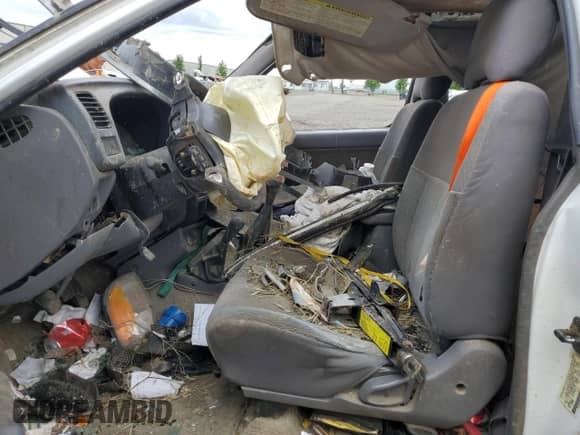 1998 Nissan Frontier XE with VIN 1N6DD26Y2WC387704, listed as a Copart auction lot 58180355 with Not provided miles and Salvage title. Bid and sale history available at DreamBid. Image 7.