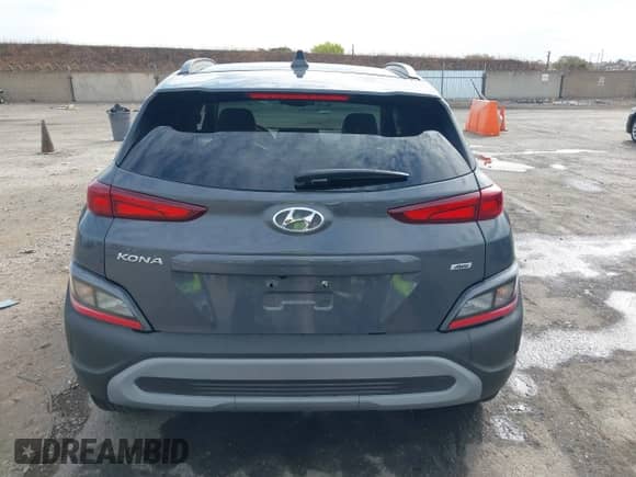 2023 Hyundai Kona SEL with VIN KM8K6CAB5PU987671, listed as a IAAI auction lot 43259612 with 13,391 mi miles and . Bid and sale history available at DreamBid. Image 16.
