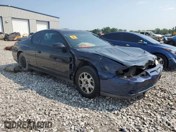 2002 Chevrolet Monte Carlo LS с VIN 2G1WW12E029209831, выставлен на аукционе Copart как лот 61644574 с пробегом 6 668 миль миль и Списание • Salvage title. История ставок и продаж доступна на DreamBid. Изображение 4.