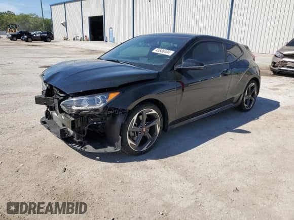 2019 Hyundai Veloster Turbo R-Spec z VIN KMHTH6AB7KU006801, wystawiony jako Copart lot #45888404 z przebiegiem 66 855 mil mil oraz . Historia ofert i sprzedaży dostępna na DreamBid. Obrazek 1.