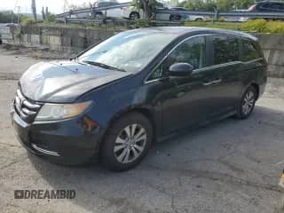 2014 Honda Odyssey EX с VIN 5FNRL5H48EB074732, выставлен на аукционе Copart как лот 80481185 с пробегом 124 107 миль миль и Списание • Salvage title. История ставок и продаж доступна на DreamBid. Изображение 1.