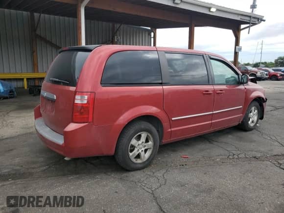 2008 Dodge Grand Caravan SXT with VIN 1D8HN54P58B107622, listed as a Copart auction lot 80317165 with 140,833 mi miles and Salvage title. Bid and sale history available at DreamBid. Image 3.