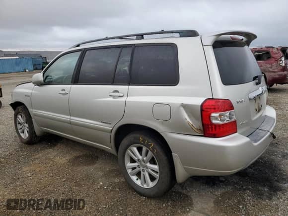2006 Toyota Highlander Limited with VIN JTEEW21A260019385, listed as a Copart auction lot 84581515 with 225,881 mi miles and Salvage title. Bid and sale history available at DreamBid. Image 2.