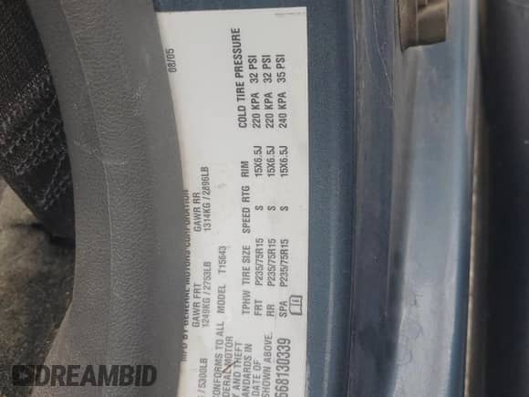 2006 Chevrolet Colorado 2LT z VIN 1GCDT136668130339, wystawiony jako Copart lot #54175785 z przebiegiem 190 766 mil mil oraz Szkoda całkowita • Salvage title. Historia ofert i sprzedaży dostępna na DreamBid. Obrazek 12.