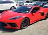 2020 Chevrolet Corvette 3LT with VIN 1G1Y82D41L5102055, listed as a Copart auction lot 58513203 with 9,218 mi miles and . Bid and sale history available at DreamBid. Image 1.