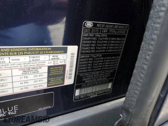 2015 Land Rover Range Rover Sport HSE with VIN SALWR2VF8FA615514, listed as a Copart auction lot 90033515 with 132,236 mi miles and Clean title. Bid and sale history available at DreamBid. Image 13.