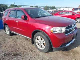 2013 Dodge Durango Crew with VIN 1C4SDJDT8DC608702, listed as a IAAI auction lot 43109254 with 181,278 mi miles and . Bid and sale history available at DreamBid. Image 1.