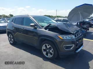 2019 Jeep Compass Limited with VIN 3C4NJCCB2KT660077, listed as a IAAI auction lot 42287447 with 58,061 mi miles and . Bid and sale history available at DreamBid. Image 1.