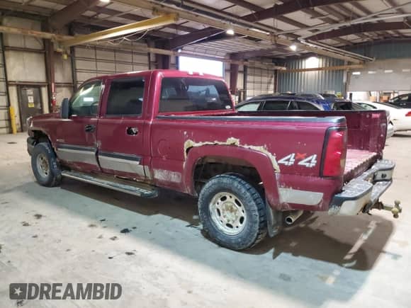 2004 Chevrolet Silverado 2500 LT с VIN 1GCGK23U64F118060, выставлен на аукционе Copart как лот 86847224 с пробегом 189 704 миль миль и Списание • Salvage title. История ставок и продаж доступна на DreamBid. Изображение 2.