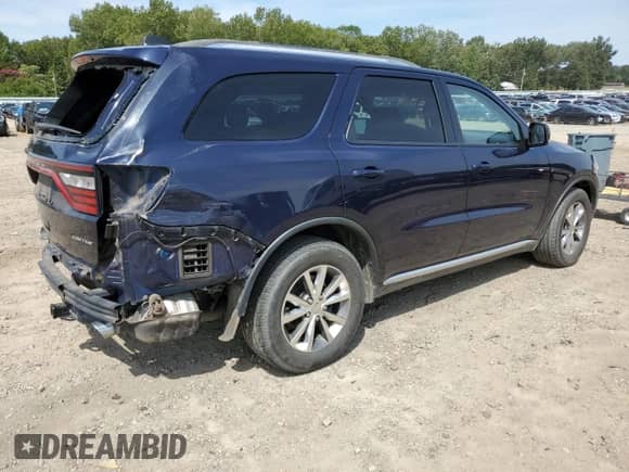 2014 Dodge Durango Limited with VIN 1C4RDHDG2EC593545, listed as a Copart auction lot 69994475 with 104,453 mi miles and Salvage title. Bid and sale history available at DreamBid. Image 3.