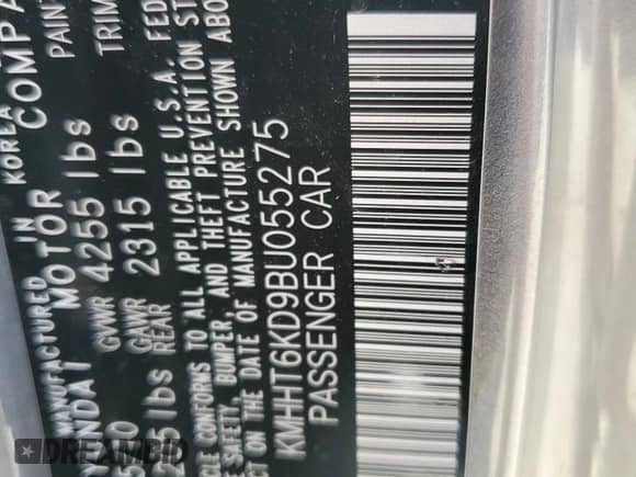 2011 Hyundai Genesis Coupe Premium z VIN KMHHT6KD9BU055275, wystawiony jako Copart lot #64195445 z przebiegiem 150 828 mil mil oraz Szkoda całkowita • Salvage title. Historia ofert i sprzedaży dostępna na DreamBid. Obrazek 12.