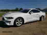 2018 Ford Mustang EcoBoost с VIN 1FA6P8TH4J5127267, выставлен на аукционе Copart как лот 80652055 с пробегом 86 569 миль миль и Списание • Salvage title. История ставок и продаж доступна на DreamBid. Изображение 1.