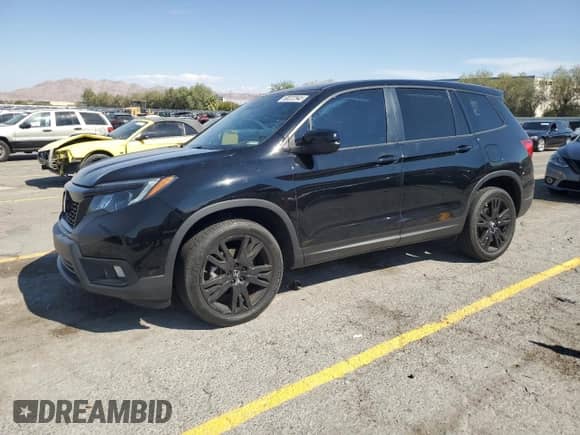 2021 Honda Passport Sport with VIN 5FNYF8H28MB012488, listed as a Copart auction lot 68222945 with 94,754 mi miles and Salvage title. Bid and sale history available at DreamBid. Image 1.