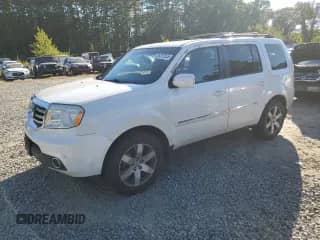 2014 Honda Pilot Touring with VIN 5FNYF4H98EB014295, listed as a Copart auction lot 85282555 with 216,779 mi miles and Clean title. Bid and sale history available at DreamBid. Image 1.