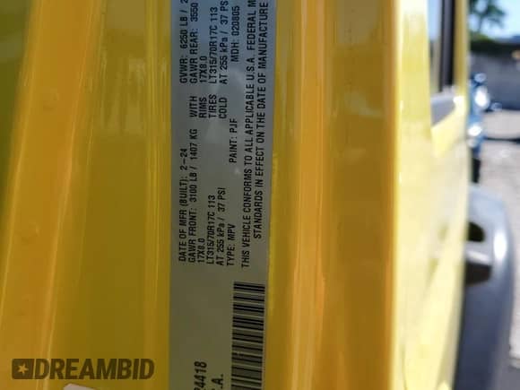 2024 Jeep Wrangler Willys with VIN 1C4RJXDNXRW124418, listed as a Copart auction lot 84255475 with 8,801 mi miles and Non repairable. Bid and sale history available at DreamBid. Image 12.