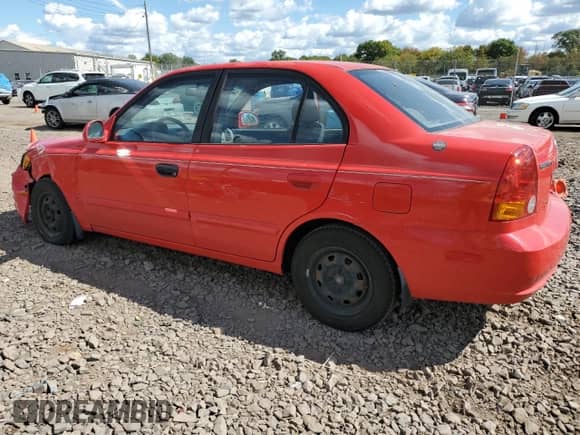 2003 Hyundai Accent GL с VIN KMHCG45C83U484138, выставлен на аукционе Copart как лот 72008754 с пробегом 25 615 миль миль и Списание • Salvage title. История ставок и продаж доступна на DreamBid. Изображение 2.