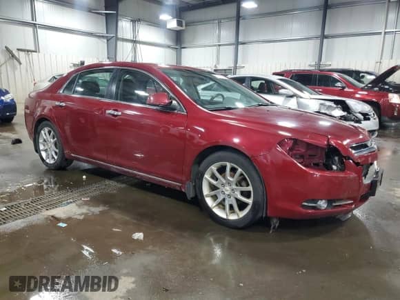 2010 Chevrolet Malibu LTZ with VIN 1G1ZE5EB8AF293492, listed as a Copart auction lot 58011075 with 119,353 mi miles and Salvage title. Bid and sale history available at DreamBid. Image 4.