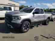 2020 Ram 1500 Rebel with VIN 1C6SRFET2LN281804, listed as a Copart auction lot 63704155 with 102,975 mi miles and Salvage title. Bid and sale history available at DreamBid. Image 1.