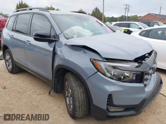 2023 Honda Passport TrailSport с VIN 5FNYF8H66PB032309, выставлен на аукционе IAAI как лот 41955503 с пробегом 29 278 миль миль и . История ставок и продаж доступна на DreamBid. Изображение 1.