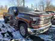 2024 Chevrolet Silverado 3500HD LTZ with VIN 1GC4YUEYXRF318878, listed as a Copart auction lot 42762255 with 3,837 mi miles and Salvage title. Bid and sale history available at DreamBid. Image 4.